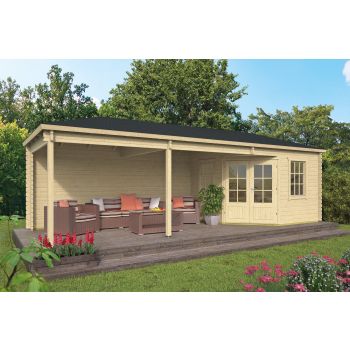 Blokhut Bertil 300 + 490 x 300 cm