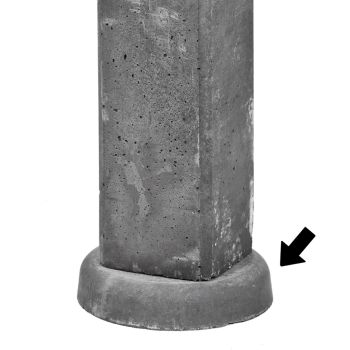 Wegzak-preventie voor betonpoeren 5x25cm