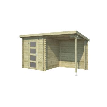 Blokhut Jelle 175 x 170 + 200 cm