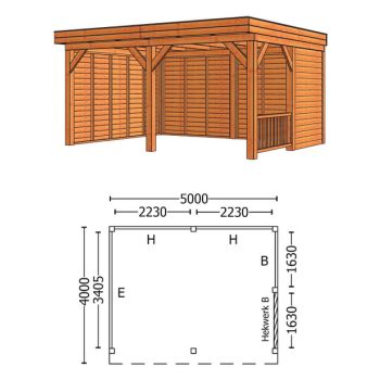 Buitenverblijf Mensa L 5000 combinatie 3