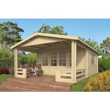 Blokhut Ipswich 440 x 440 + 223 cm