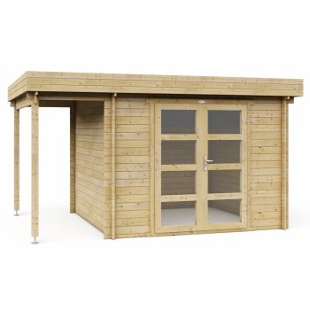 Blokhut 331M 300 x 300 + 110 cm