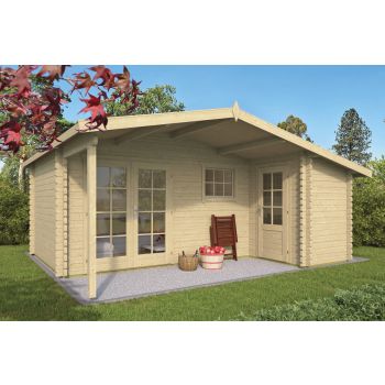 Blokhut Wolfgang 530 x 280 + 150 cm