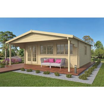 Blokhut Rune 595 x 595 + 200 cm