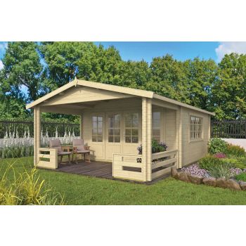 Blokhut Wigan 540 x 540 + 223cm