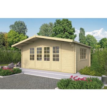 Blokhut Newcastle 540 x 440 + 90cm