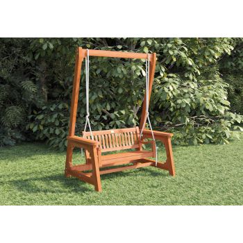 Hardhouten Schommelbank
