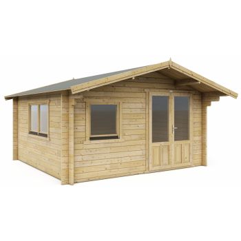 Blokhut 50'er 400 x 400 + 90 cm