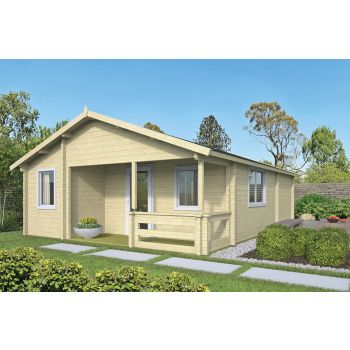 Blokhut Kay 800 x 595 cm incl. fundering en vloer