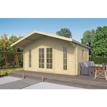 Blokhut Gustav 500 x 380 + 120 cm