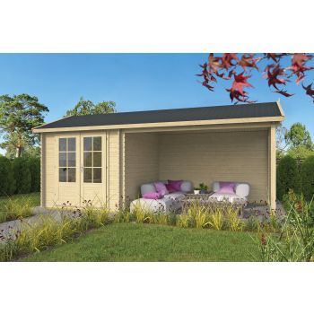 Blokhut Ove 250 + 340 x 300 cm