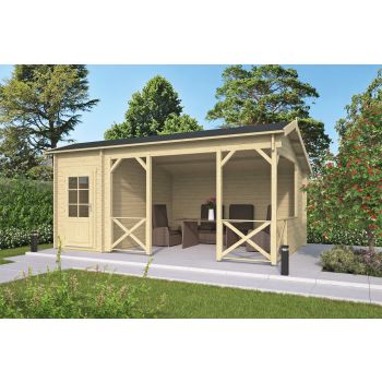 Blokhut - Tuinhuis Selma | 40 mm | vuren onbehandeld