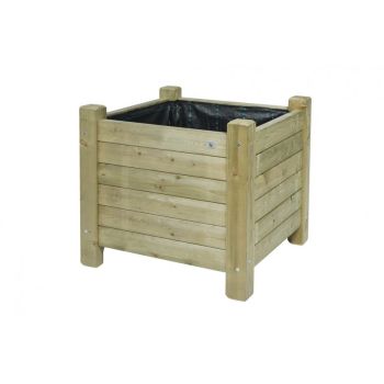 Bloembak Horst 80x80cm, 45mm, 72cm hoog