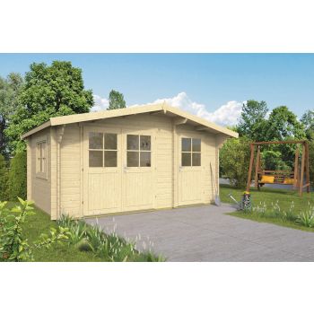 Blokhut Fraga 450 x 300 + 50 cm