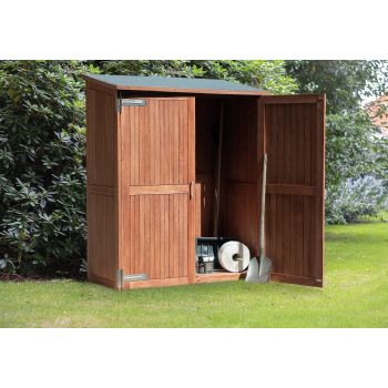 Tuinkast hardhout Montevideo incl. dakleer