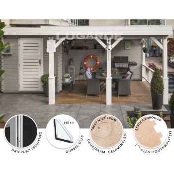 Blokhut B12 200 x 200 + 400 x 300 cm