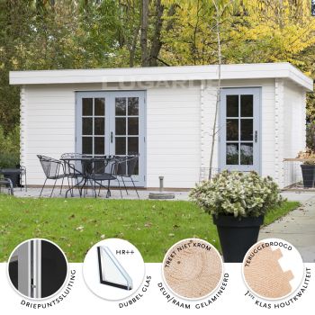 Blokhut B26 400 + 150 x 400 cm