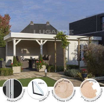 Blokhut B27 330 x 330 + 370 cm