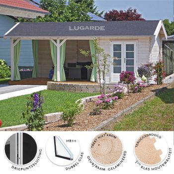 Blokhut B59 350 x 250 + 450 cm