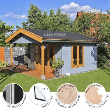 Blokhut B60 420 x 360 + 160 cm