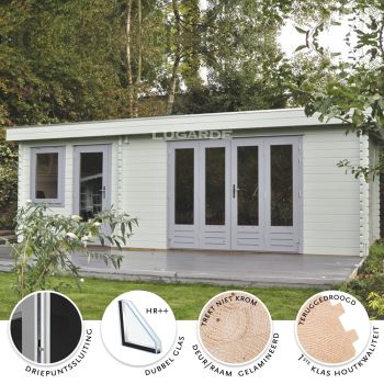 Blokhut B64 450 + 250 x 350 cm