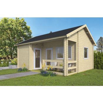 Blokhut Edelweiss 600 x 510 cm