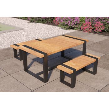 Teak Dinnerset Wellington