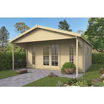 Blokhut Emiel 500 x 500 + 170 cm