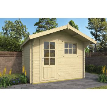 Blokhut Bo 300 x 300 + 70 cm