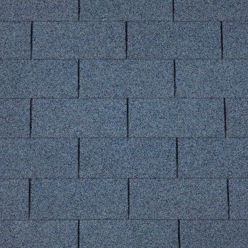 Dakshingles recht blauw - pak 3 m²