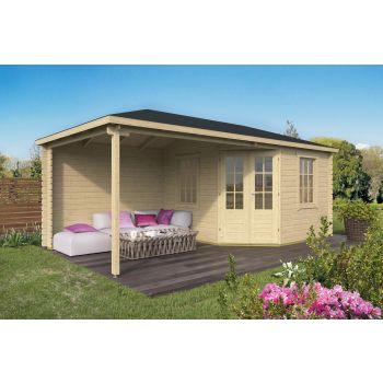 Blokhut Markku 300 + 275 x 300 cm