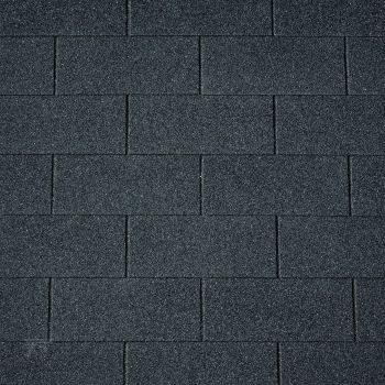 Dakshingles recht zwart - pak 3 m²