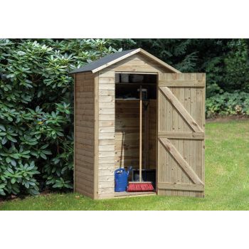 Tuinkast Drenthe vuren groen geïmpregneerd incl. dakleer