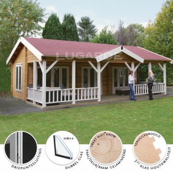 Blokhut Bonaire 550 x 850 cm