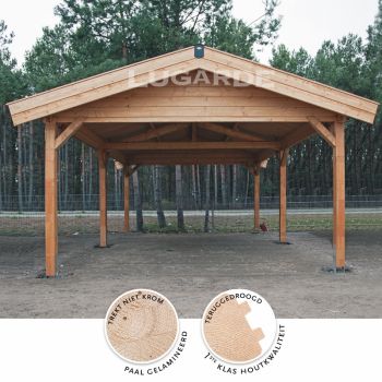 Carport Zadeldak 400 x 600 cm