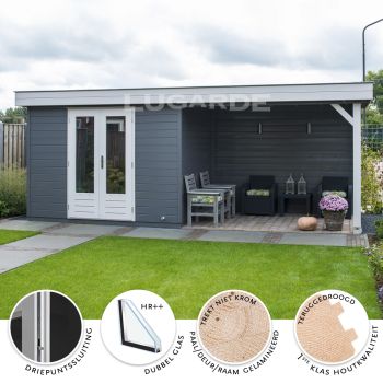 Tuinhuis PR11 300 + 300 x 240 cm