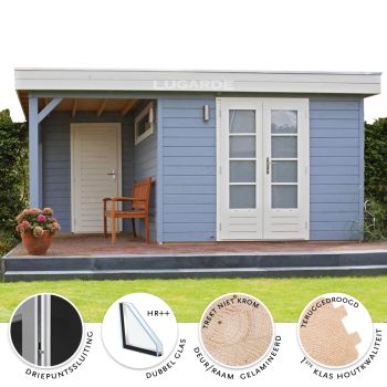 Tuinhuis PR16 300 x 300 + 180 cm