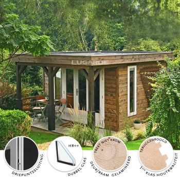 Tuinhuis PR17 360 x 300 + 120 cm