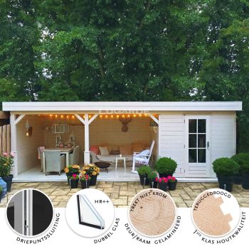 Tuinhuis PR29 300 x 240 + 480 cm