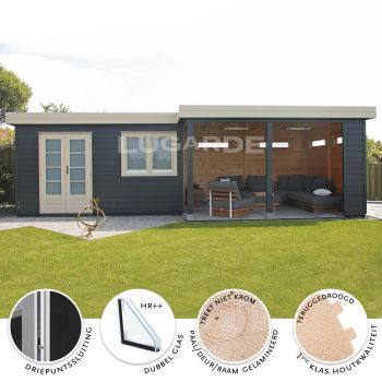 Tuinhuis PR36 420 x 240 + 420 x 360 cm