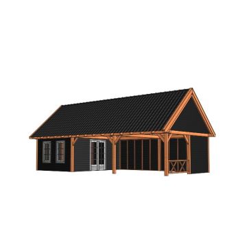 Buitenverblijf Zadeldak XXL 11450 Combinatie 5