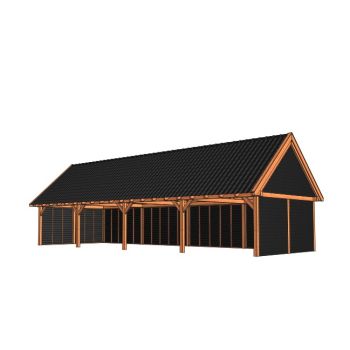 Buitenverblijf Zadeldak XXL 15050 Combinatie 2