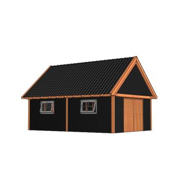 Buitenverblijf Zadeldak XXL 7850 Combinatie 5